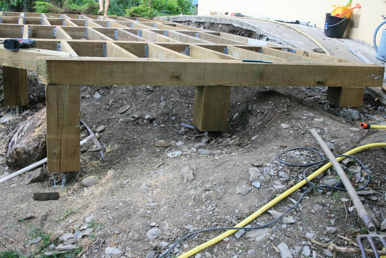 structure sur pilotis