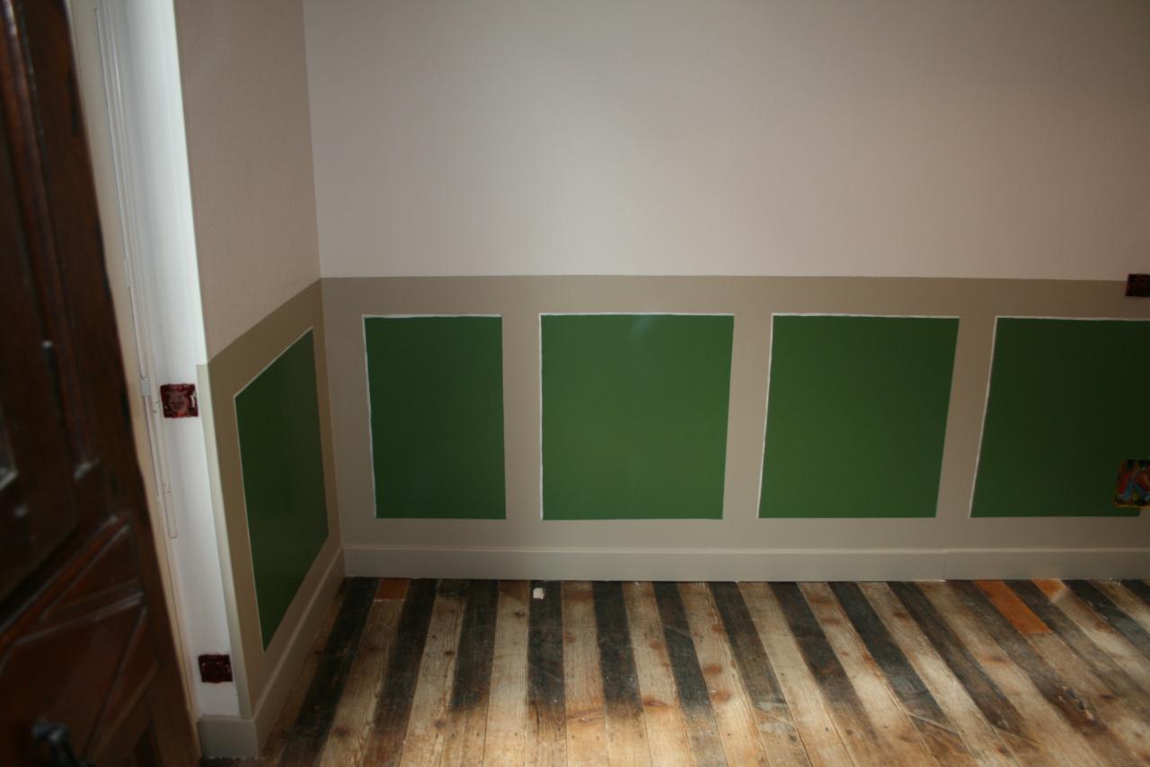 Après mise en peinture des soubassements